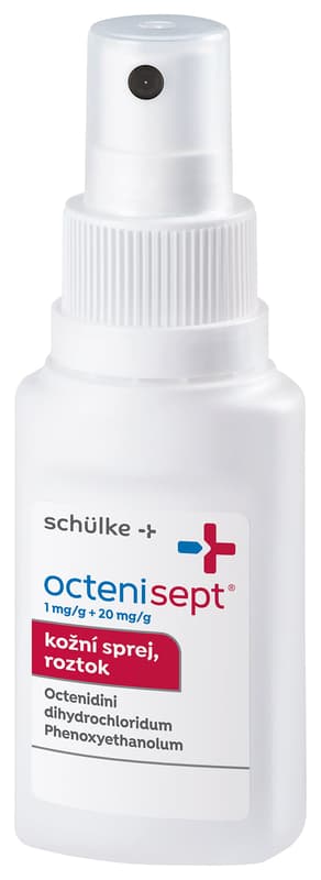 OCTENISEPT 1MG/G+20MG/G Kožní sprej, roztok 1X50ML