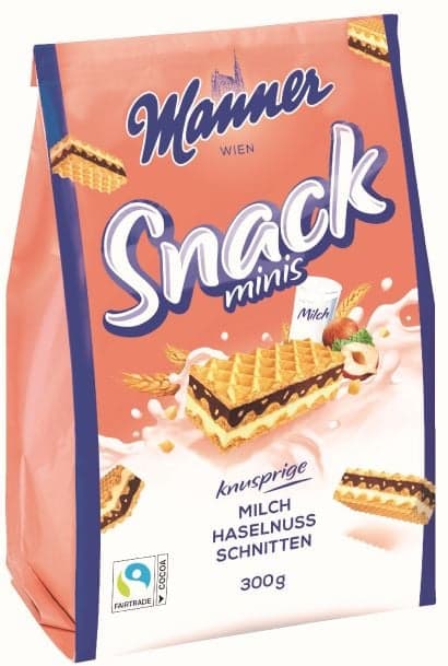 Manner Snack minis hazelnut