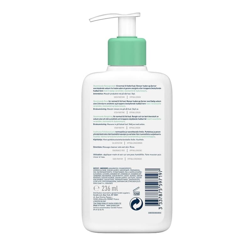 CERAVE Cleansing Foaming Cream 236ml