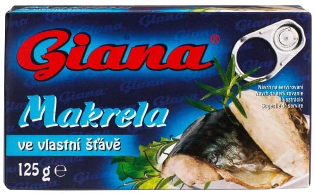 Giana Mackerel in her own juice