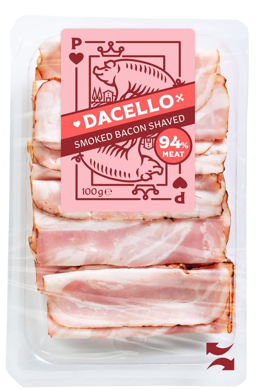 Dacello English bacon shaved