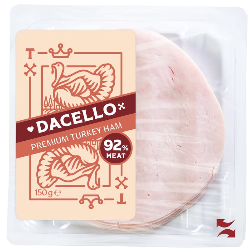 Dacello Krůtí šunka nejvyšší jakosti 92 %
