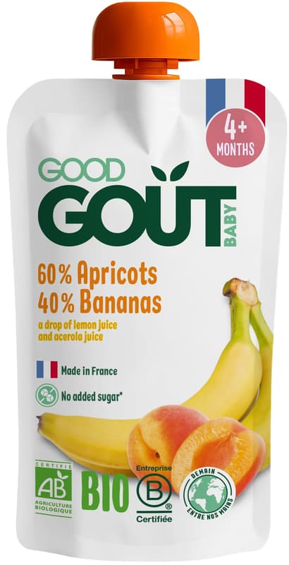 Good Gout BIO Apricot with banana