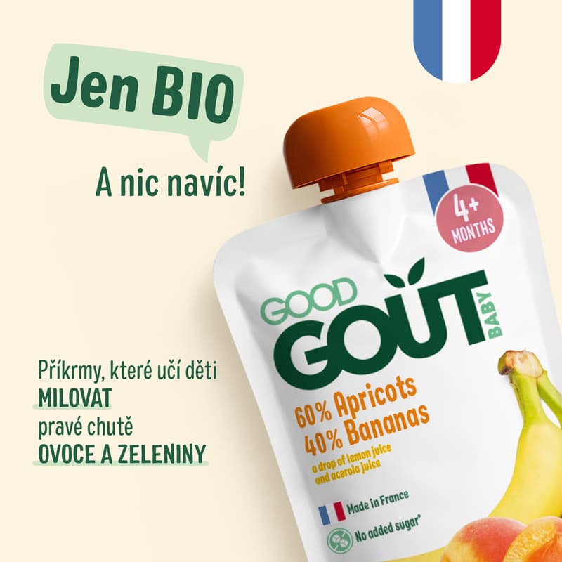 Good Gout BIO Apricot with banana