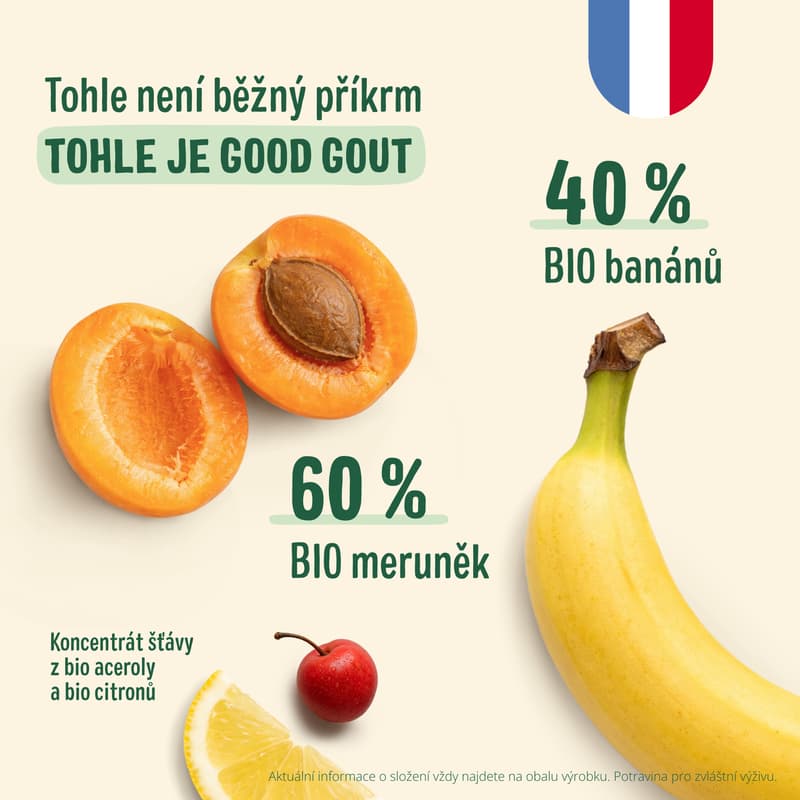 Good Gout BIO Apricot with banana