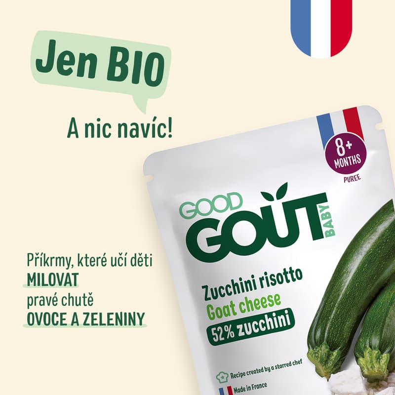 Good Gout BIO Cuketové rizoto s kozím sýrem