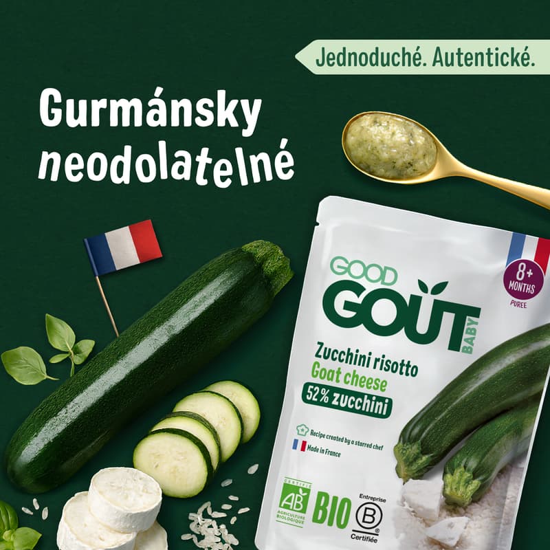 Good Gout BIO Cuketové rizoto s kozím sýrem