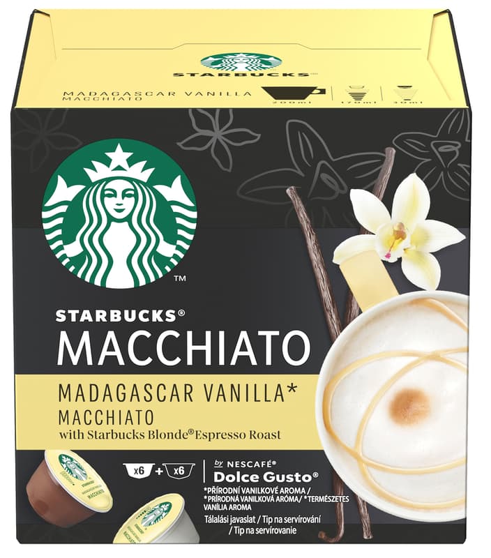 Starbucks Madagaskar Vanilla Latte Macchiato by Nescafé Dolce Gusto kapsle