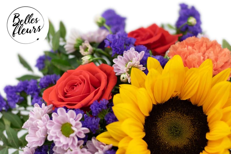 Belles Fleurs Květinový box "Slunečnice"