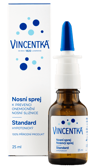 Vincentka nosní sprej STANDARD hypotonický 25ml