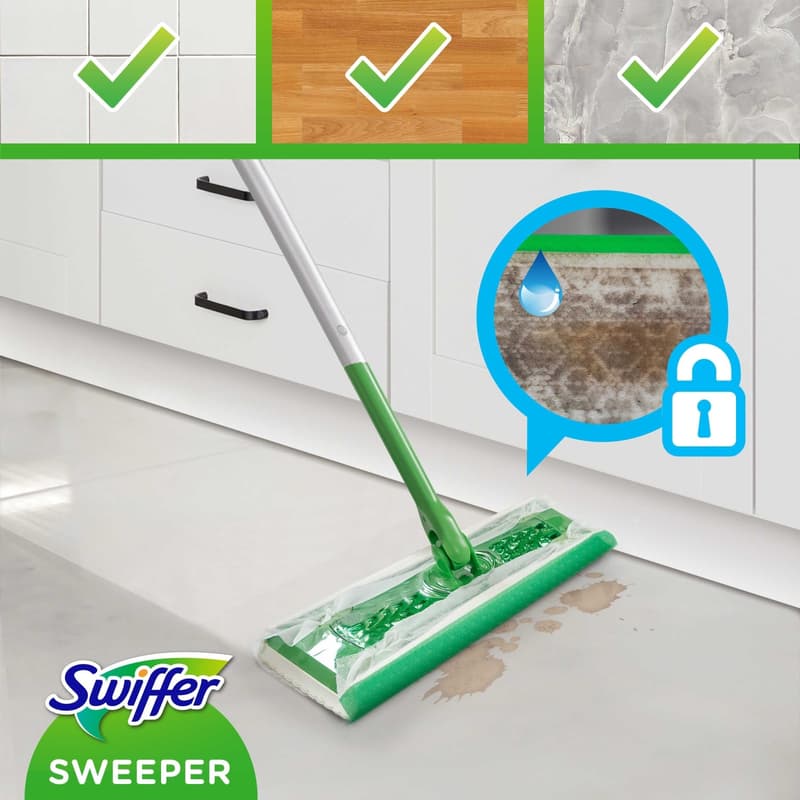 Swiffer Mop + 3 mokré a 8 suchých náhrad