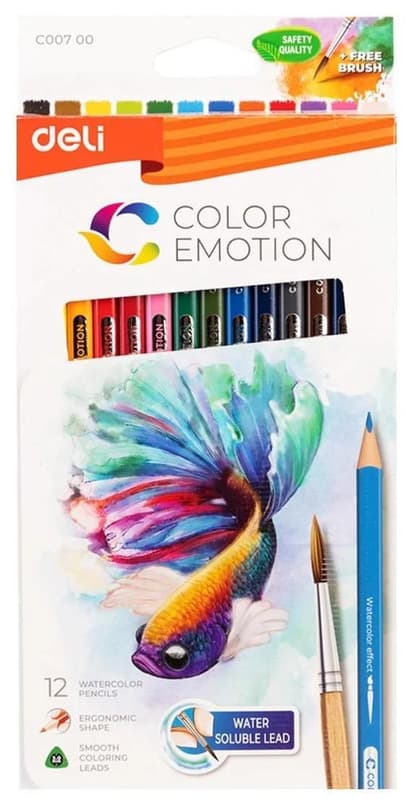 Deli Color Emotion aquarelové pastelky set