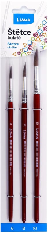 Luma Round brushes