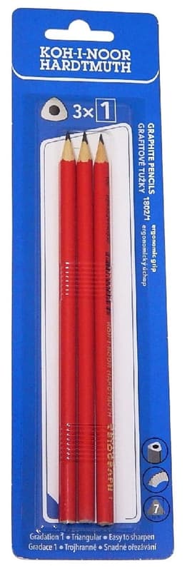 Koh-i-noor Triangular graphite pencils No. 1