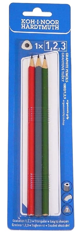 Koh-i-noor Set of triangular graphite pencils