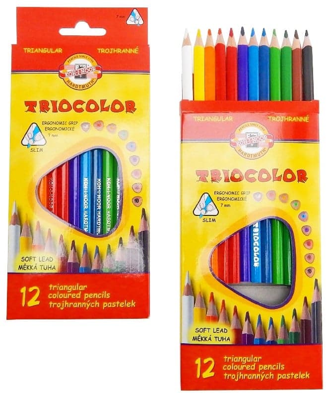 Koh-i-noor Trojhranné pastelky