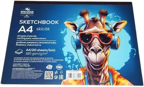 Koh-i-noor Sketchbook A4, 20 sheets