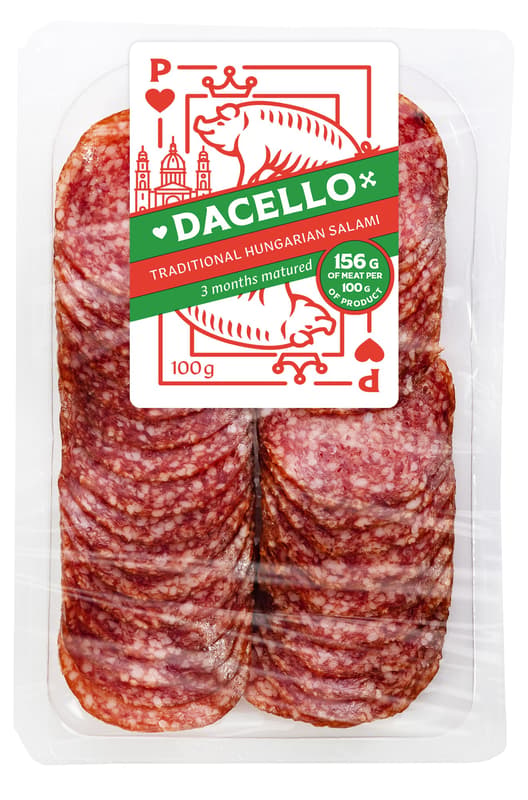 Dacello Original Hungarian Salami Sliced
