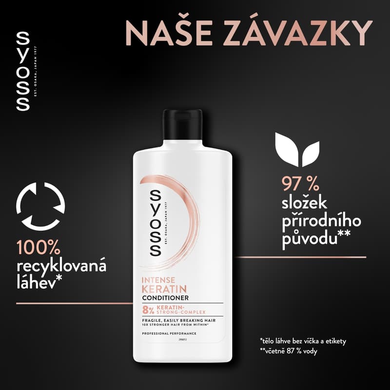 Syoss Intense Keratin kondicionér pro lámavé vlasy