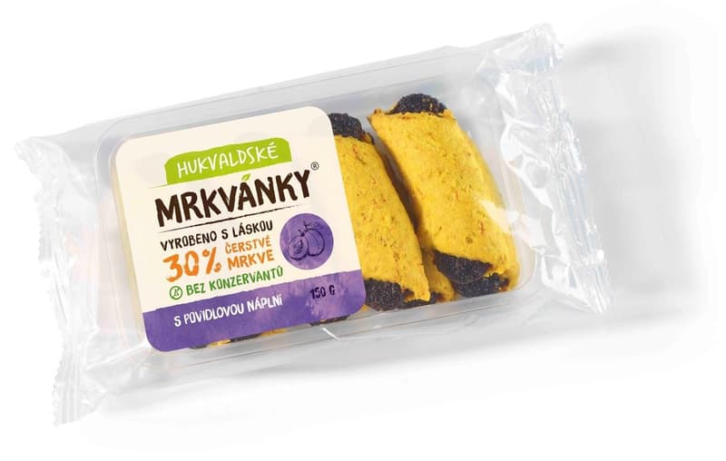 Hukvaldské mrkvánky s povidlovou náplní