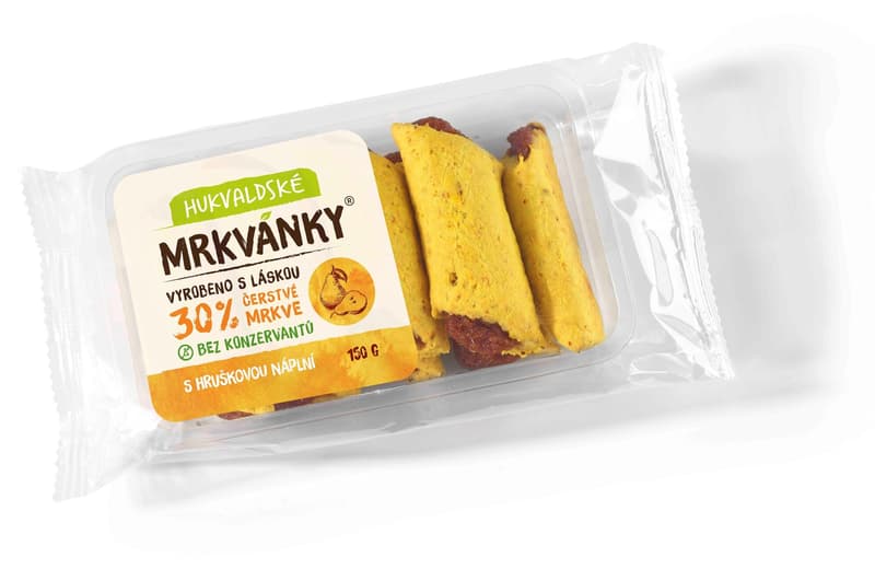 Hukvaldy carrot cakes with pear filling