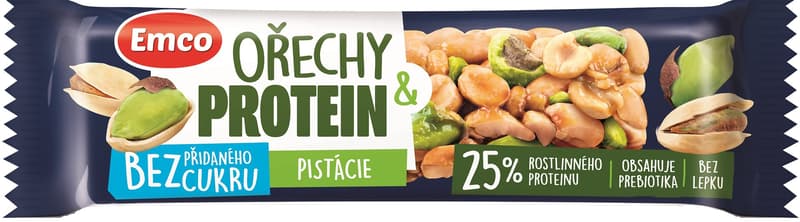 Emco Walnut bar and pistachio protein