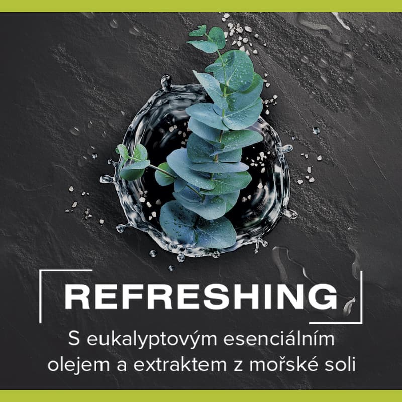 Palmolive For Men Refreshing Sprchový gel 3v1 na tělo, obličej a vlasy pro muže pumpa