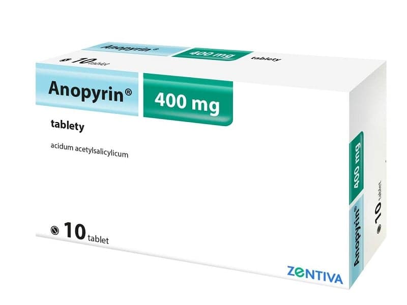 ANOPYRIN 400MG uncoated tablets 10