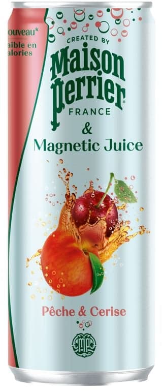 Perrier &  Juice peach and cherry multipack 4 × 250 ml