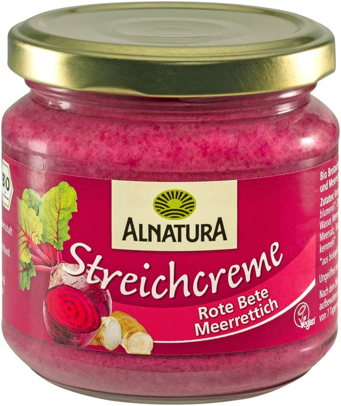 Alnatura Beetroot and horseradish spread