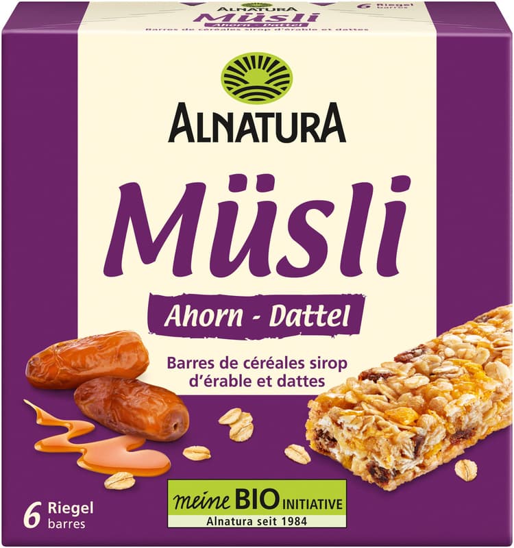 Alnatura Date and maple muesli bar