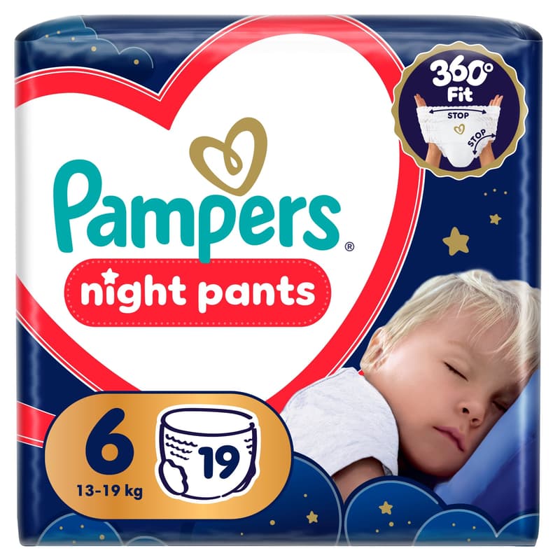 Pampers Night Pants Size 6 (13+ kg)