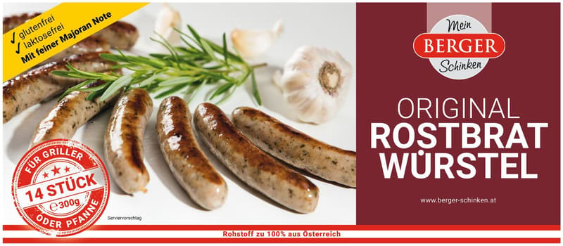 Berger Original Rostbratwürstel