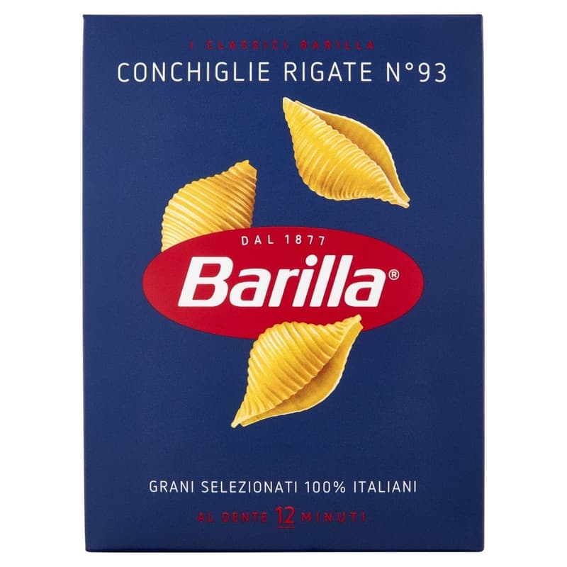 Barilla Conchiglie Rigate