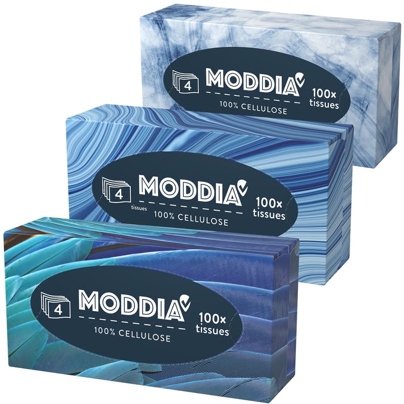 Moddia Papírové kapesníčky 4vrstvé box