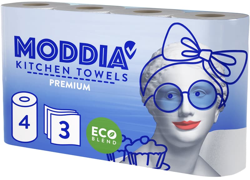 Moddia kitchen towels 3-layer
