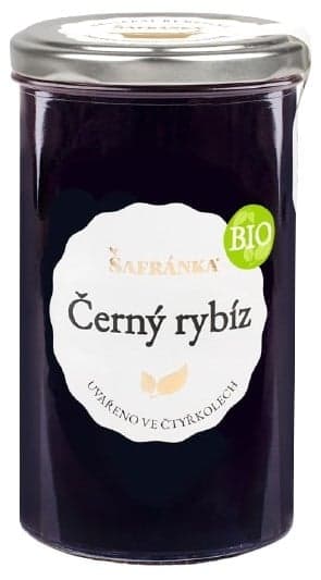 Šafránka BIO Blackcurrant extra jam selective special