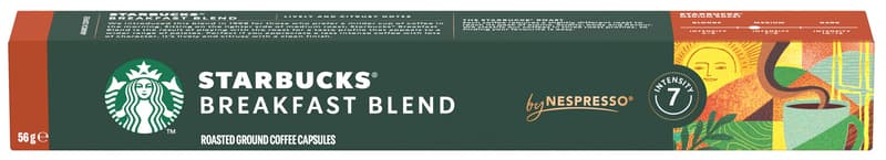 Starbucks Breakfast Blend by Nespresso Medium Roast kávové kapsle