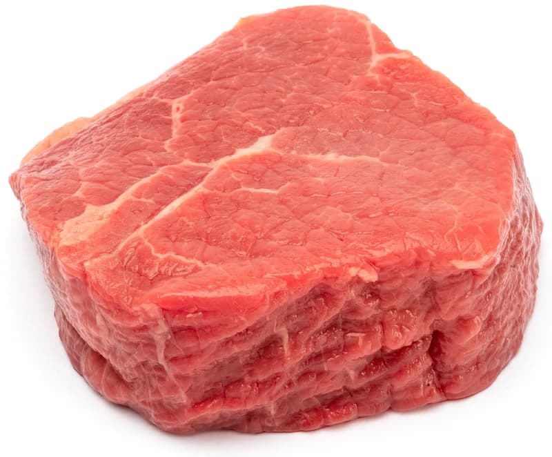 Sutcha Angus eye round steak from North America marbled