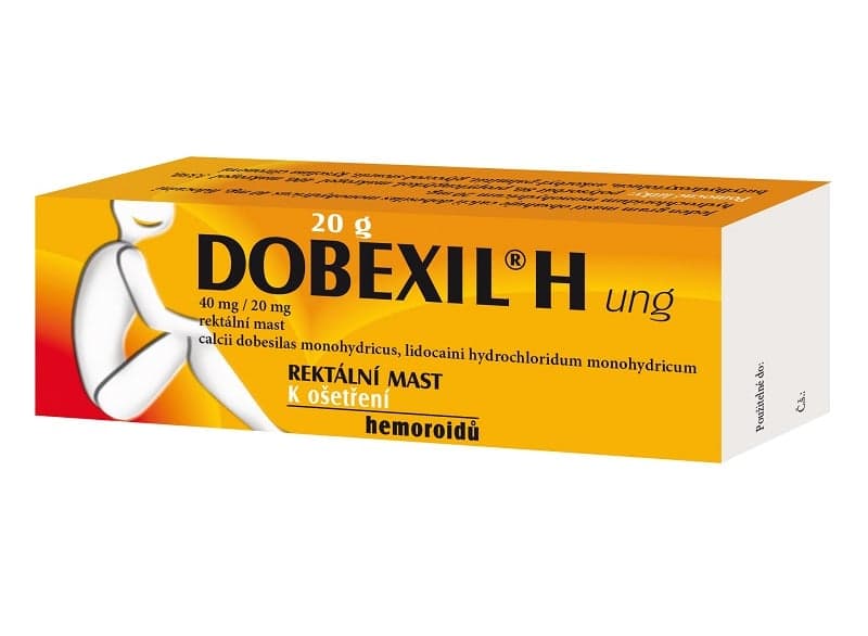 DOBEXIL H UNG 40MG/20MG Rektální mast 1X20G