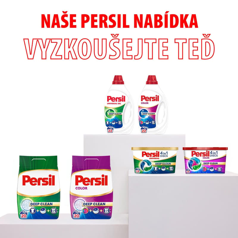 Persil Deep Clean 4v1 Discs Universal washing capsules