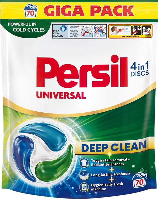 Persil Deep Clean 4v1 Discs Universal washing capsules