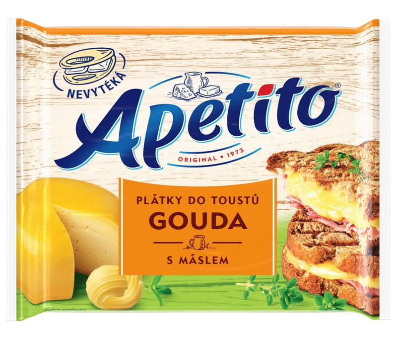 Apetito melted slices into toasts Gouda
