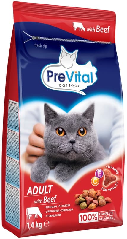 PreVital Adult Granules for cat beef