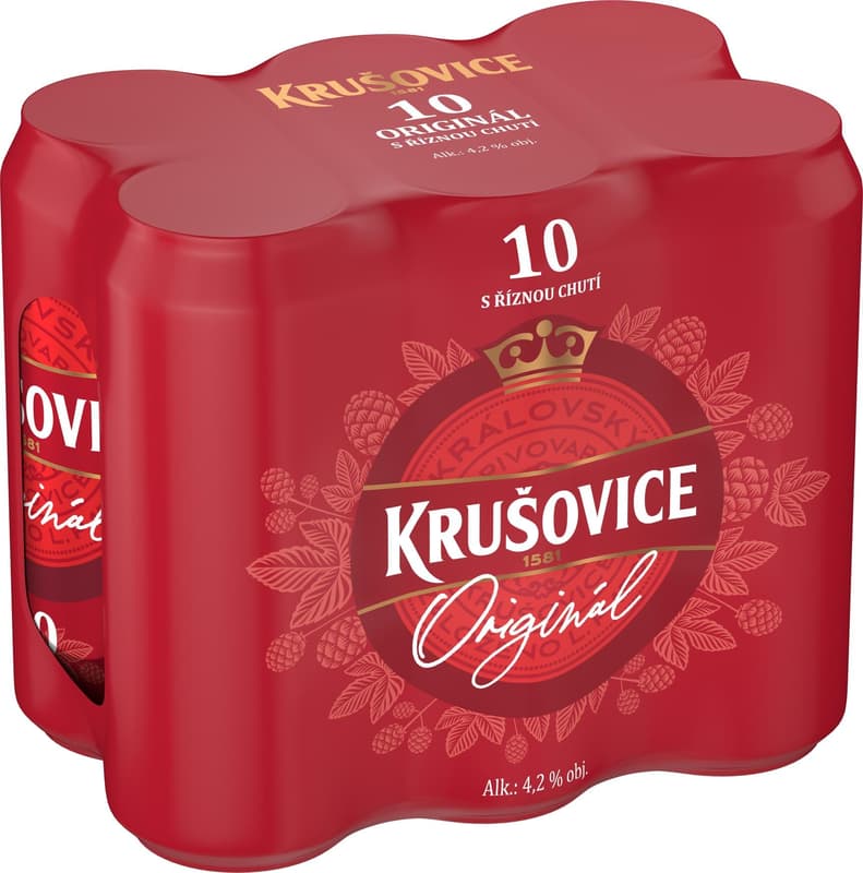 Krušovice Original 10 6×0,5 l can
