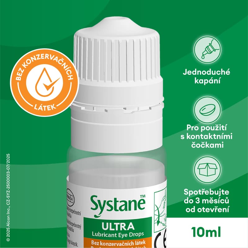 SYSTANE ULTRA zvlh.oční kapky bez konz. látek 10ml