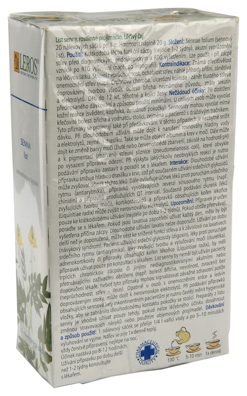 LIST SENNY léčivý čaj 20X1G