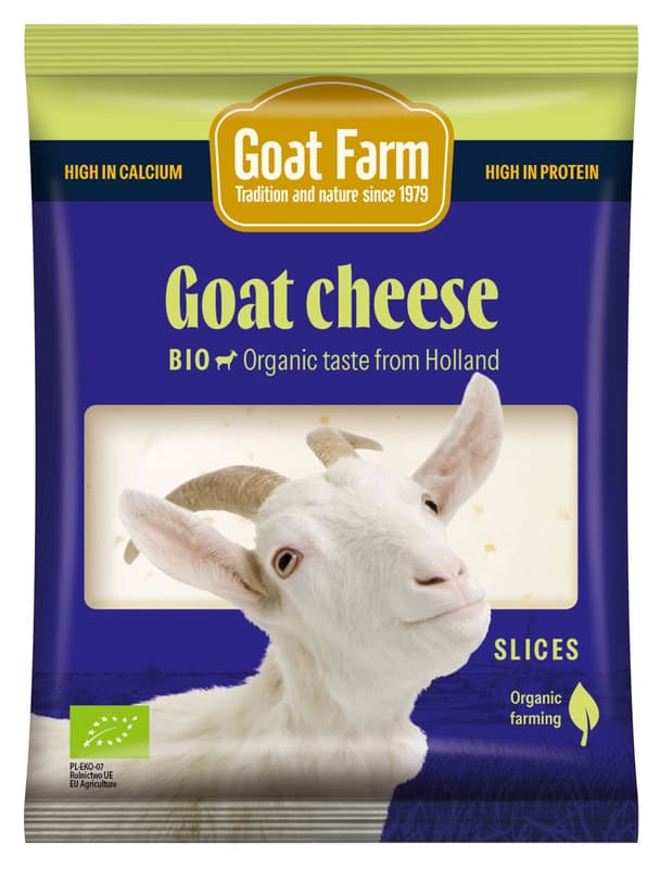 Goat Farm Goat BIO cheese slices 
