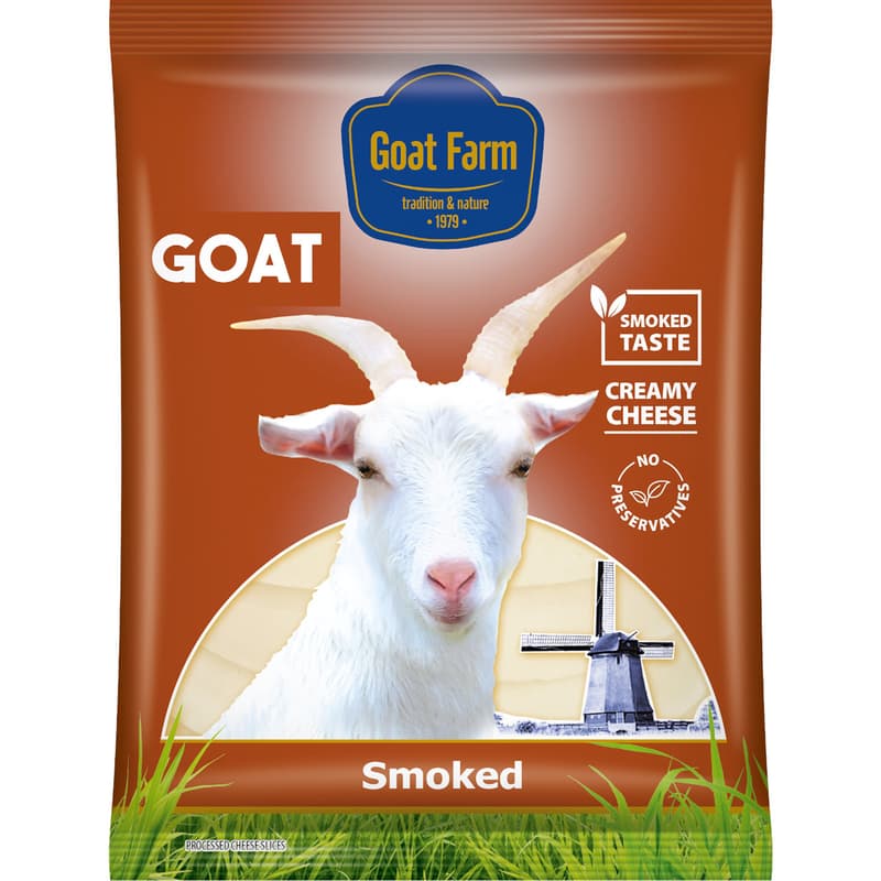 Goat Farm Goat smoked spread cheese slices