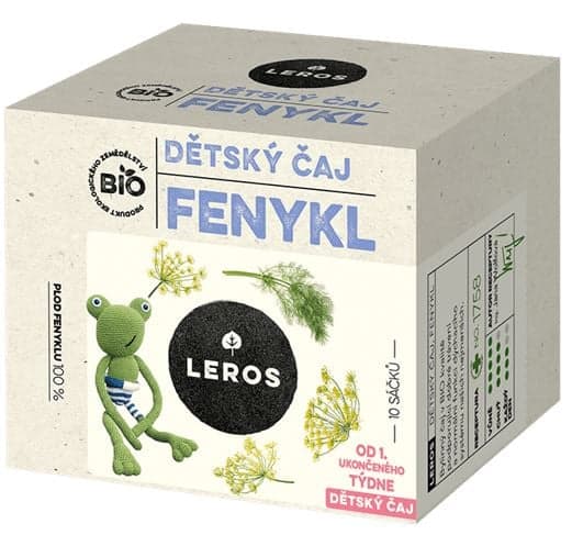 Leros BIO Dětský čaj Fenykl